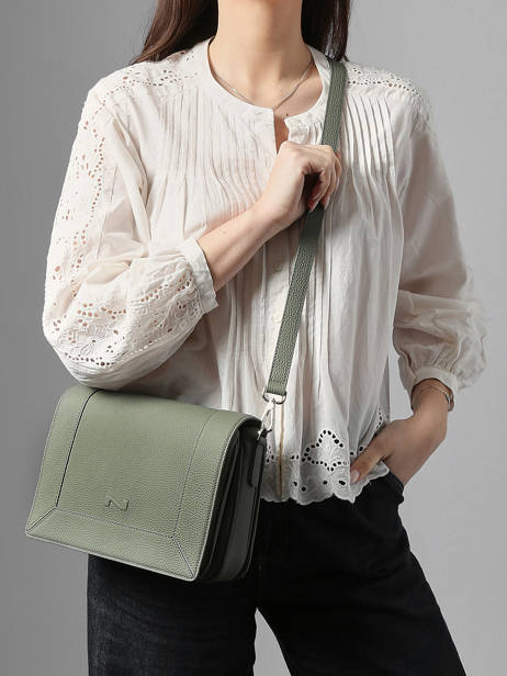 Cross Body Tas Rotterdam Leder Nathan baume Groen mondrian 3 ander zicht 1